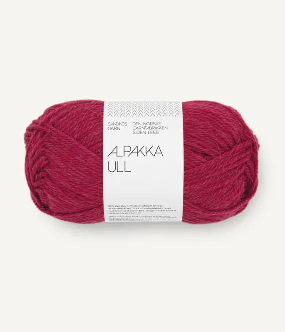 Hovedbilde Alpakka ull Rumba Red 4255