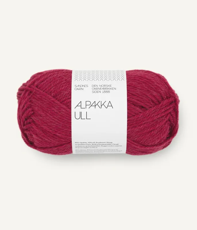 Alpakka ull Rumba Red 4255