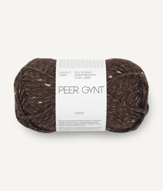 Peer Gynt Dark Brown / Brown Tweed 3085